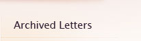 Archives Letter